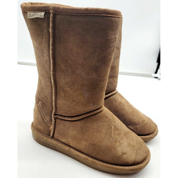 Chaps Gari Women US 6 Brown Mid Calf Boot Chaps Gari Women US 6 Brown Mid Calf Boot